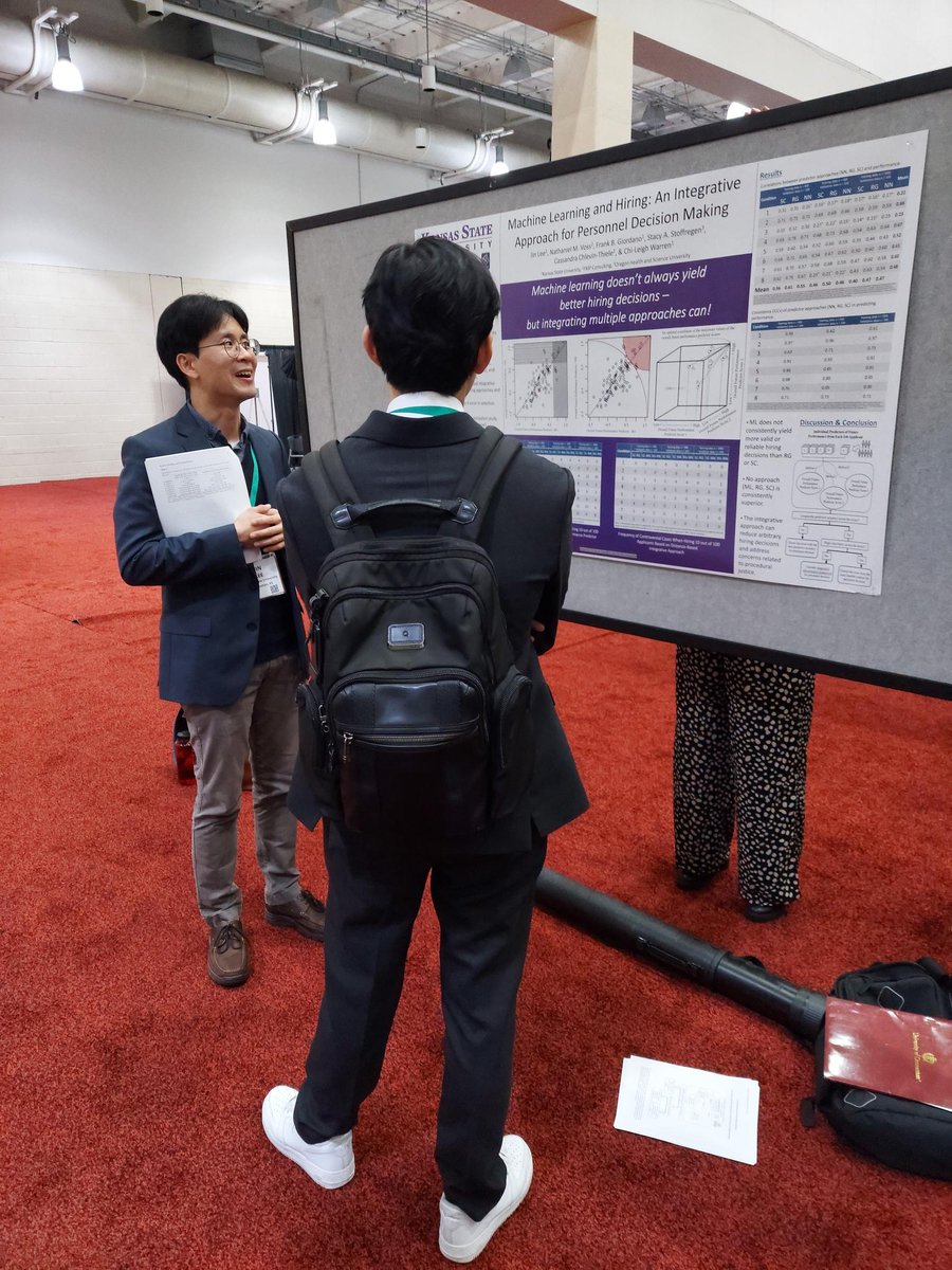 What a conference! This year, our I/O faculty and 4 grad students presented their research at SIOP 2023. Dr. Jin Lee had a Top 10 poster, and Dr. Tianjun Sun received the S.R.Wallace Dissertation Award and the SIOP Interntl Research &amp; Collab Grant. Go Cats! #SIOP23