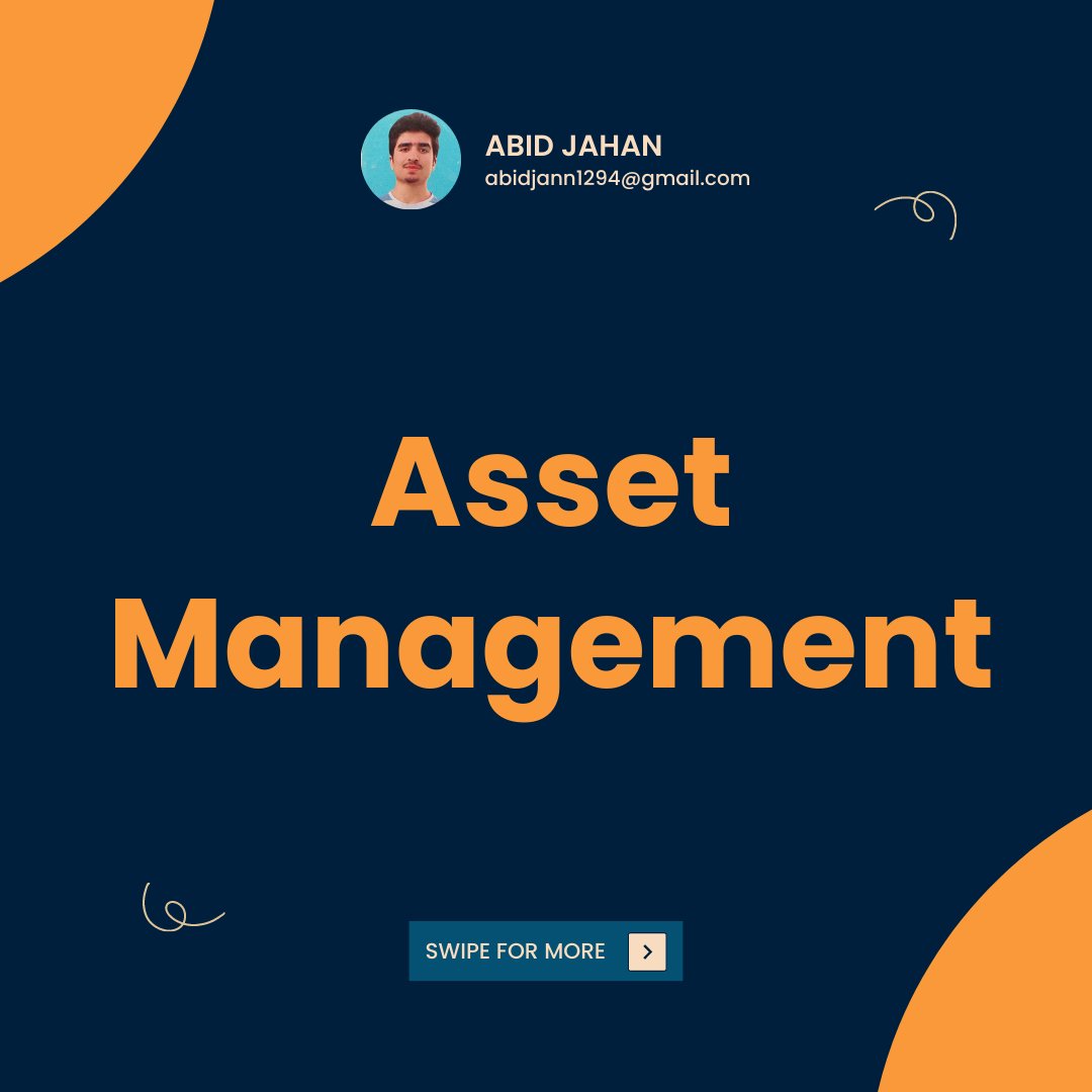 'Asset management is not just about keeping things in good condition, it's about ensuring that every asset is contributing to the success of the organization.'
#AssetManagement #FacilitiesManagement #AssetTracking #AssetMaintenance #AssetOptimization #InventoryManagement #AssetPe