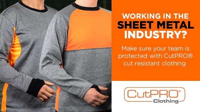 CutPROclothing's tweet image. Trust CutPRO® to effectively reduce cut injuries at your workplace, so your team can focus on what they do best. 

Find out more: cut-pro.com or get in touch via info@cut-pro.com

#cutprotection #sheetmetal