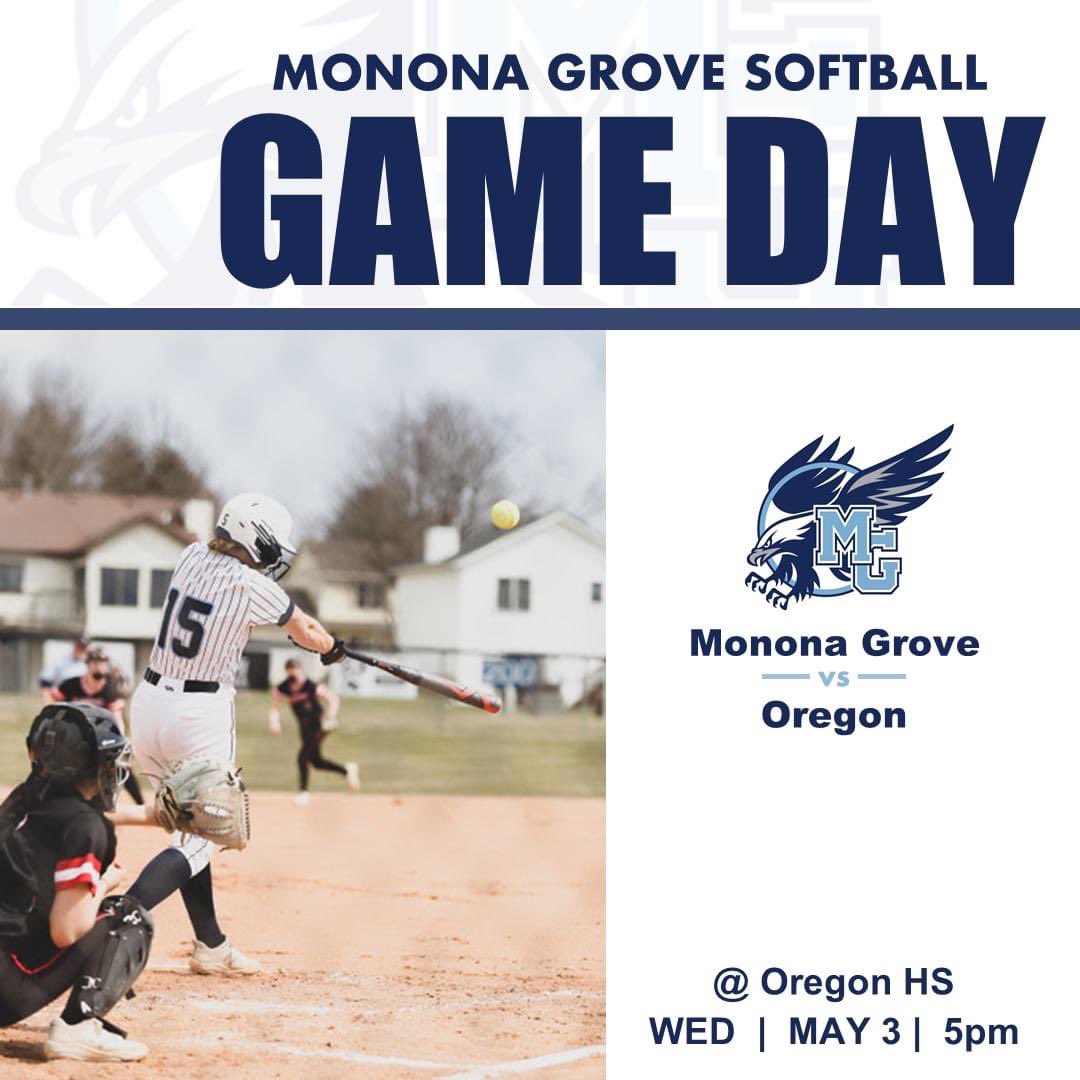 MGHS_Softball's tweet photo. The Silver Eagles travel to Oregon to face the Panthers. Game time is 5pm with JV to follow.
#mgsoftball #ubuntu https://t.co/5sXHe4XfZy