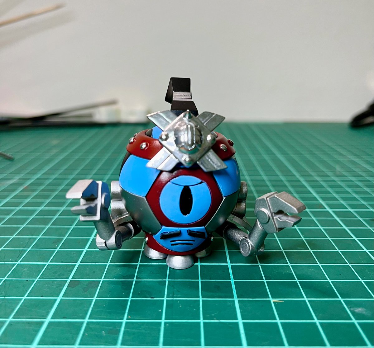 maxmis9's tweet image. 小時候卡牌上看到的角色：玄人斗暴留，緩慢完成中😳
#鋼彈 #高達 #BB戰士 #SD鋼彈 #暴留 #RB79 #ボール #LGBB #GUNDAM