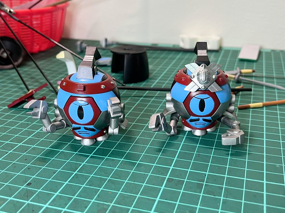 maxmis9's tweet image. 小時候卡牌上看到的角色：玄人斗暴留，緩慢完成中😳
#鋼彈 #高達 #BB戰士 #SD鋼彈 #暴留 #RB79 #ボール #LGBB #GUNDAM