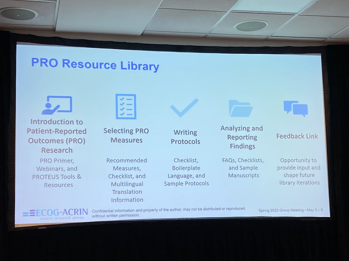 Exceptional library of #PRO resources to support @eaonc investigators and to center the #patient experience in #oncology trials! #NCTN #NCORP #SurvOnc #SuppOnc
