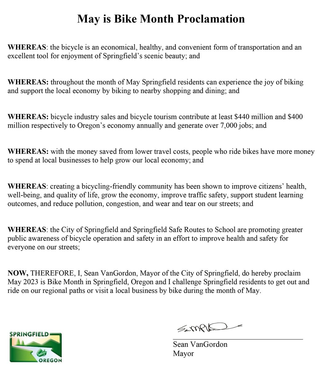 City of Springfield, Oregon tweet media