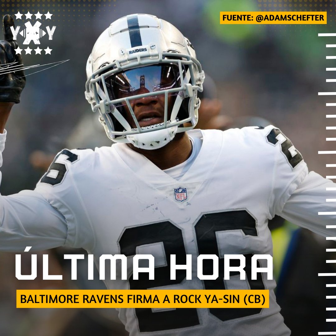 YxYnfl's tweet photo. Baltimore Ravens firma al CB Rock Ya-Sin por 1 año y 6 MDD.

Vía: @AdamSchefter https://t.co/GGnOoulgKJ