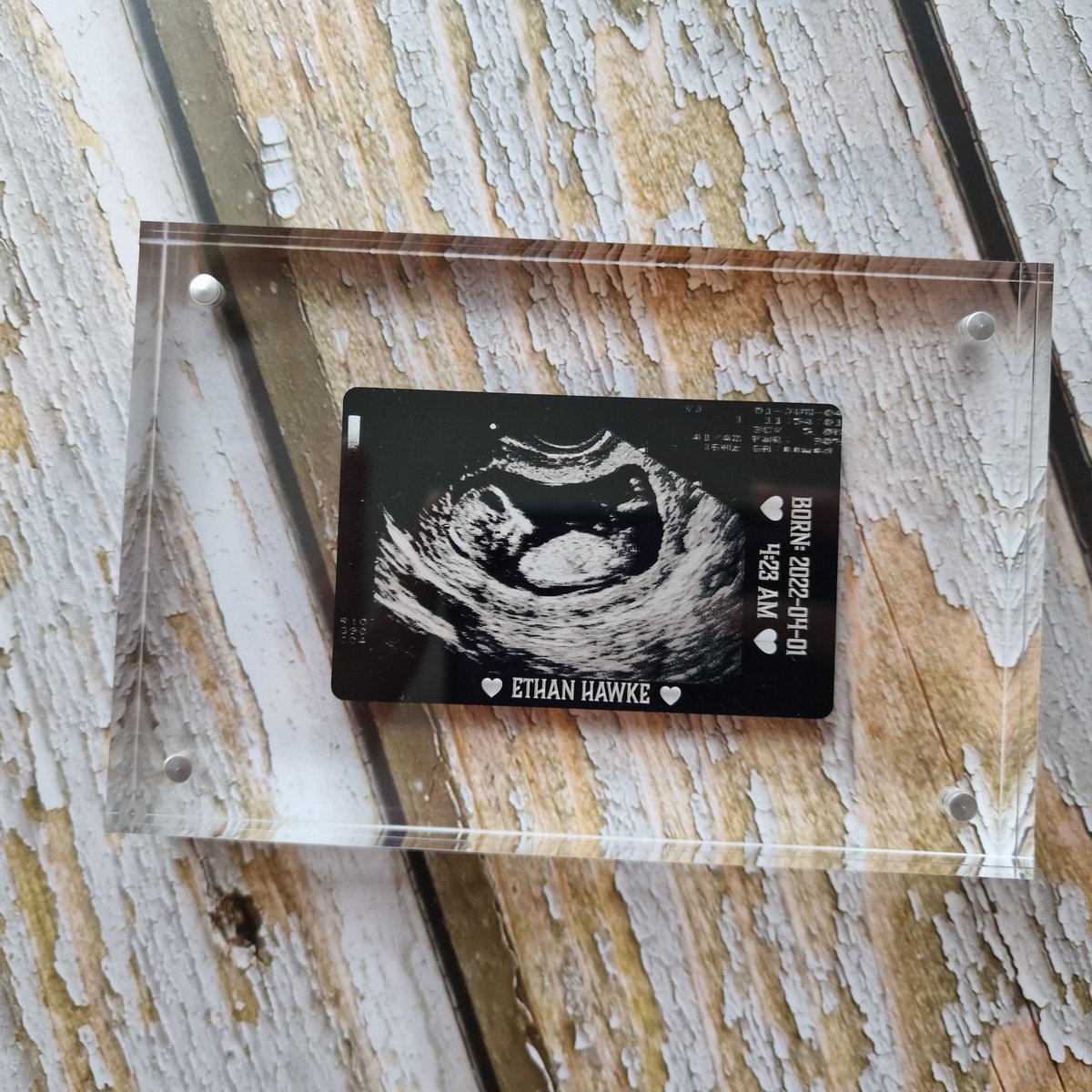 Preserve your Ultrasound Pictures for ever!
As Metal card or in a beautiful acrylic Frame!

etsy.me/3LSs32w
