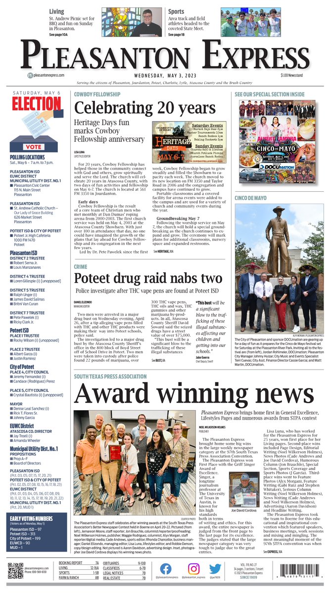 PE1909's tweet image. We are out and available at 65 retail outlets for just $1. Pick your copy up for all the news, sports, events and happenings plus the best goods and services from the most trusted businesses and organizations. #YourStories #AlwaysLocal