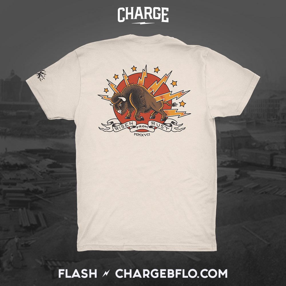 chargebflo's tweet photo. We've been quiet long enough. We are back with our newest design "Flash!"⚡️

Pre-order here: https://t.co/eJRloz5C5D

#buffalo #risenfromrust https://t.co/UyEJQi9x5w