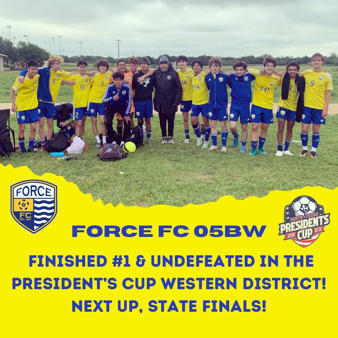 Soccer on Twitter "Congratulations to Force FC 05BW for going undefeated and