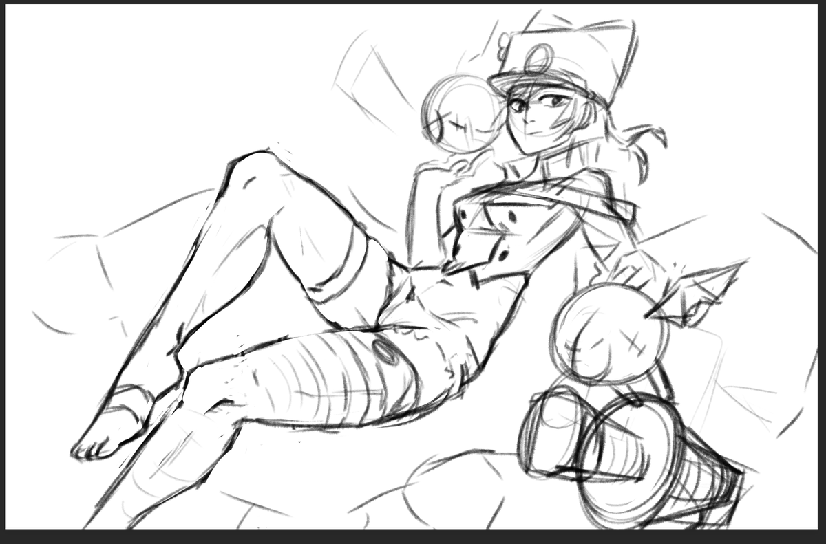 Man, I have so many WIPS I wanna finish 😩😩😩  ......and most of them are lady floating in space