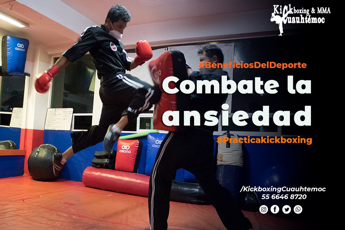 Así que ponte los guantes y muévete para sentirte mejor. #SaludMental #kickboxing #deporte
