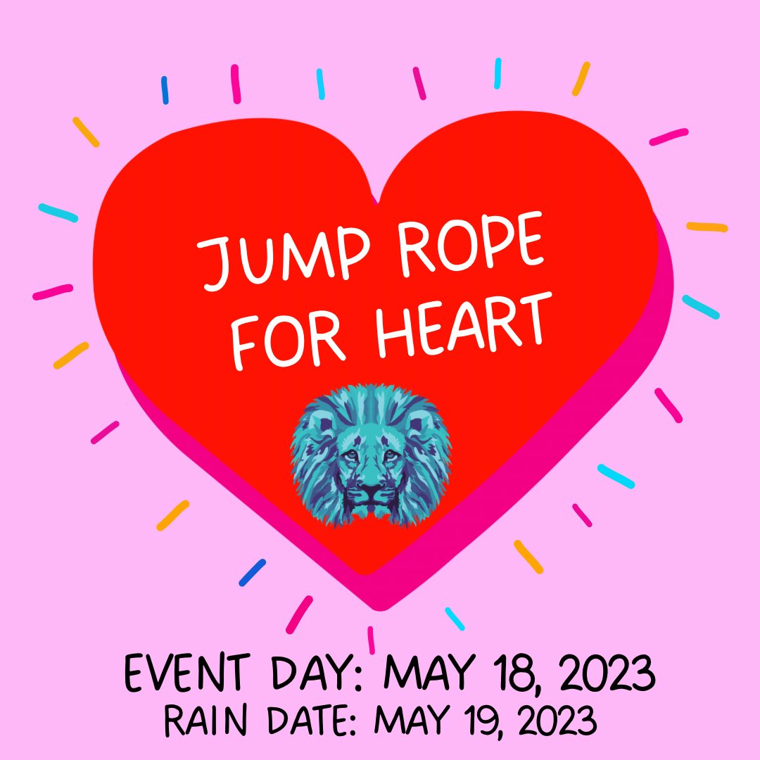Avenue Road will be participating in Jump Rope for Heart on Thurs. May 18th. Our goal is to empower students to build healthy habits for a healthy life and learn the importance of giving. Our goal is to raise $500. See school day for info on how to give. Get ready to jump Avenue!