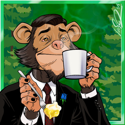 World_of_Pangea's tweet photo. Looking to join the #FMCountryClub?
This #FMGenesisCustom Floor Monkey (#109) is listed at 0.25E!
"Federal Bureau of Investigation Special Agent Chimper, always ready to crack the next big case. Black coffee and a big slice of banana pie keeps his spirits up and his mind sharp." https://t.co/qfrJ8jpTgW
