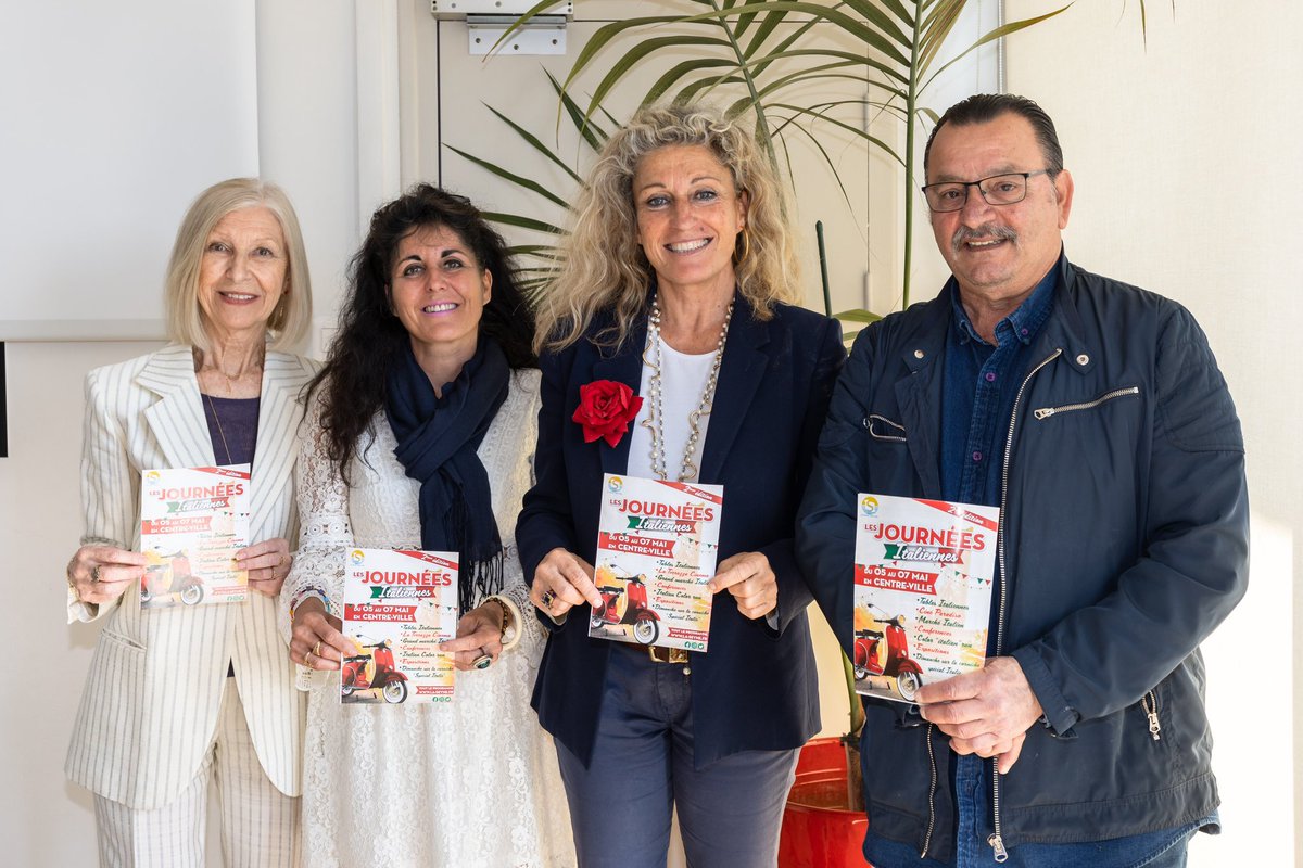 NBicais's tweet photo. Je suis ravie de vous convier à la 2ème édition des #JournéesItaliennes.
1 Seynois sur 4 ayant des origines italiennes, il est important pour nous de raconter l’histoire qui lie nos 2 pays.
Du 05 au 07 Mai, retrouvez de nombreuses animations aux couleurs de l'#Italie à #LaSeyne ! https://t.co/usFGaYlYOn