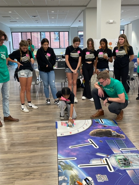 camelakirbynhcs's tweet photo. The Girls in Technology Summit, hosted by GE Hitachi! Using real-world STEM scenarios to empower young girls to pursue careers in tech and beyond. Let's inspire the next generation of innovators! @nhcsCTE @NewHanoverCoSch @gehnuclear https://t.co/qKnoHl5quI