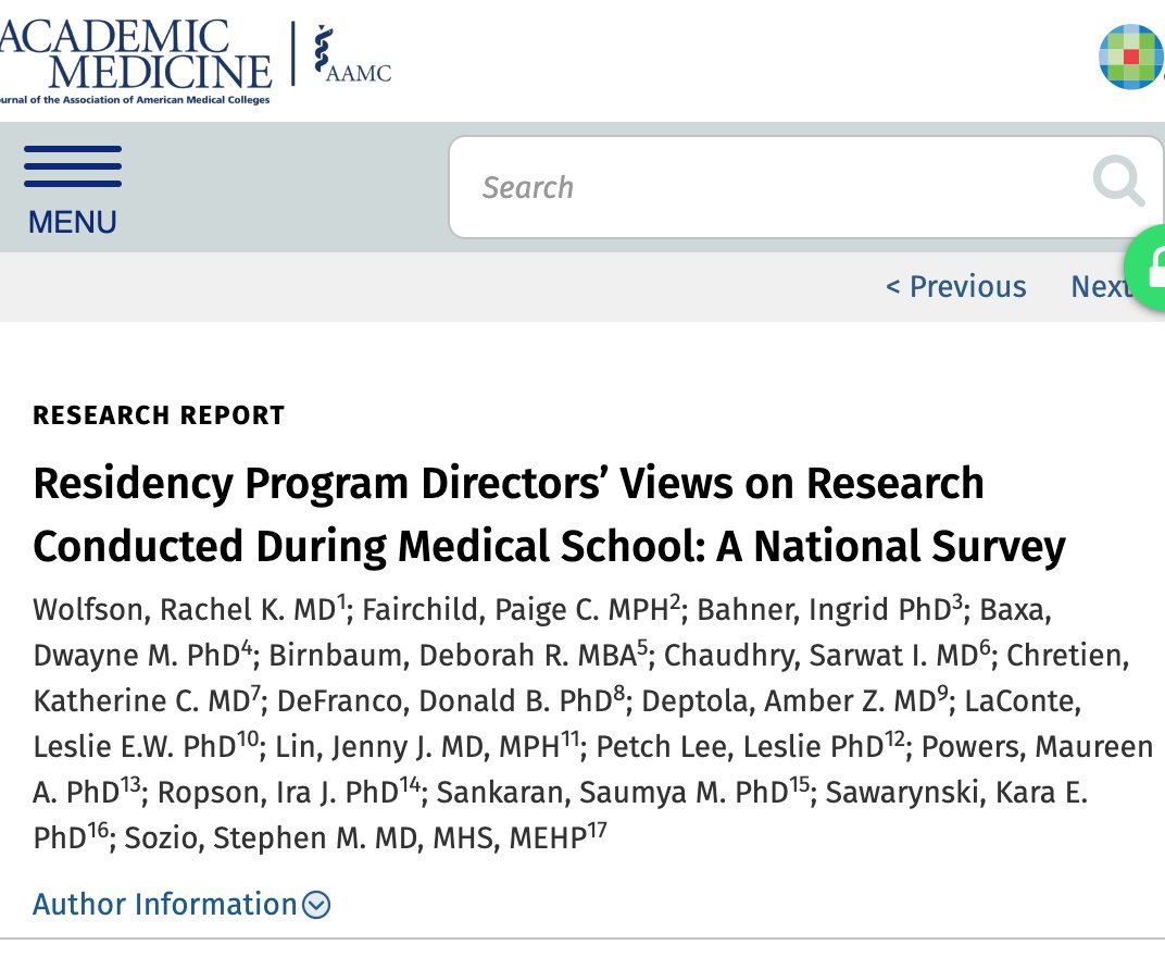 trpender's tweet photo. Survey of PDs across the country:

Almost half (41%) stated that now, that step 1 is p/f, 
research will be more important when it comes to offering interview invitations. The effect was most pronounced in competitive specialties. 

https://t.co/jCbCO7LHSF https://t.co/YIA56YBQog