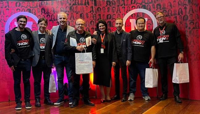 TechM_Brazil's tweet image. Na última sexta, tivemos o encerramento do Hackathon 2023 da Escola de Engenharia Mackenzie.

Os vencedores do Desafio Tech Mahindra foram os alunos da Equipe Link! Parabenizamos o time pela dedicação e resultado na solução apresentada.

#ConectedWorld #Mackenzie #Hackathon