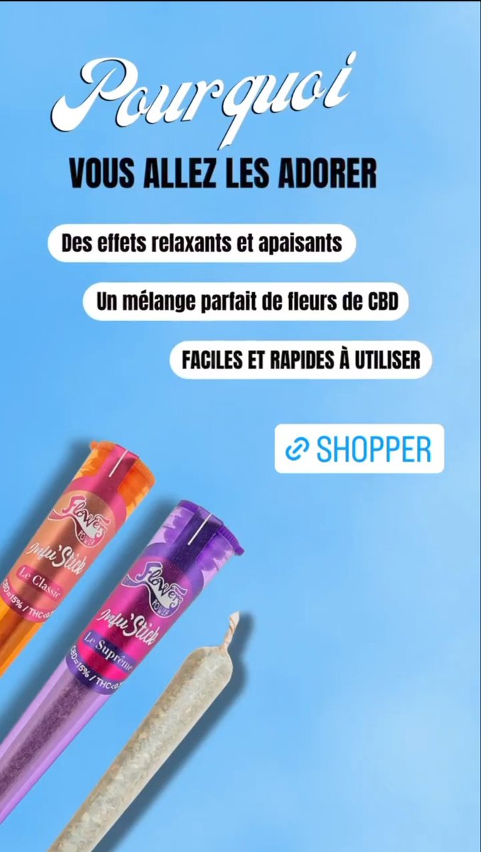 fpsaintquentin's tweet photo. πΏπ π£ #infustick #preroll #nouveau #cbd https://t.co/RivxFRFy7L