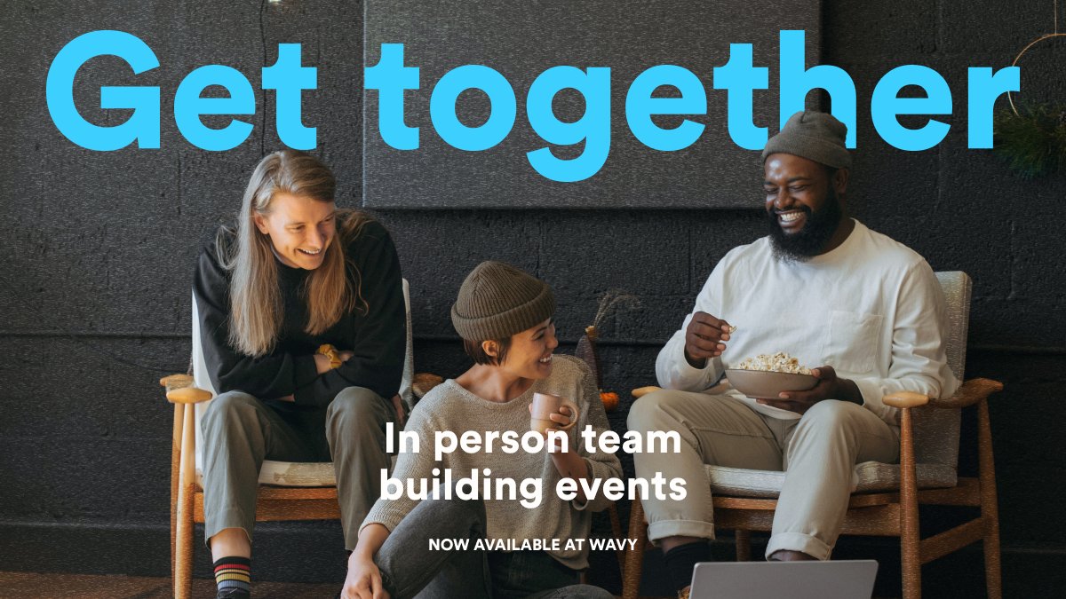The weather is warming up in Toronto just in time for Wavy’s launch of in-person experiences!☀️

Looking to get together with your team IRL? Head to our NEW collection and request a booking: marketplace.joinwavy.com/collections/in…