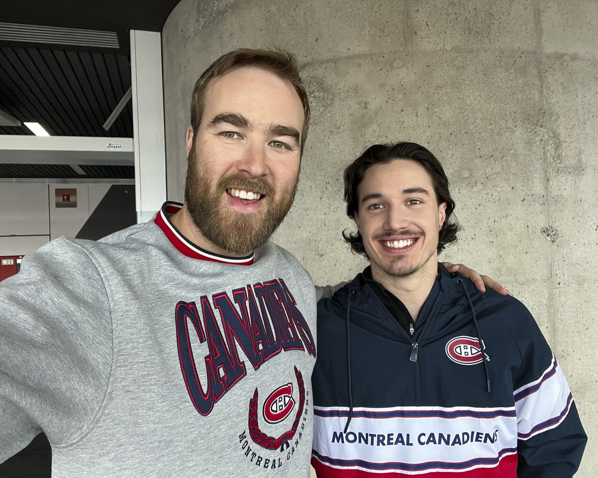 CanadiensMTL's tweet photo. Regardez avec qui on a passé la journée!
Look who we spent the day with!
#GoHabsGo https://t.co/BfN5favqgU