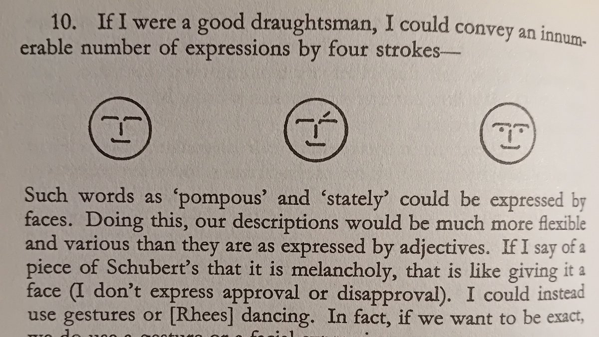 That time Wittgenstein invented the emoji.