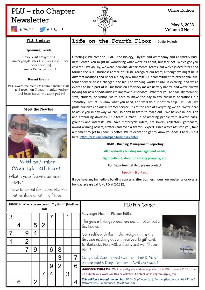 plu_rho's tweet photo. Check out the May Newsletter! https://t.co/GmIqGUCbj0