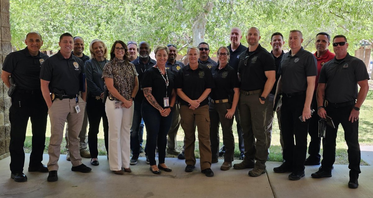 azpostgov's tweet photo. Many thanks to Captain Dominic Flores and staff at the South Arizona Law Enforcement Training Center (SALETC) for hosting the statewide Academy Directors' meeting this week. https://t.co/rgtg7inAqM
