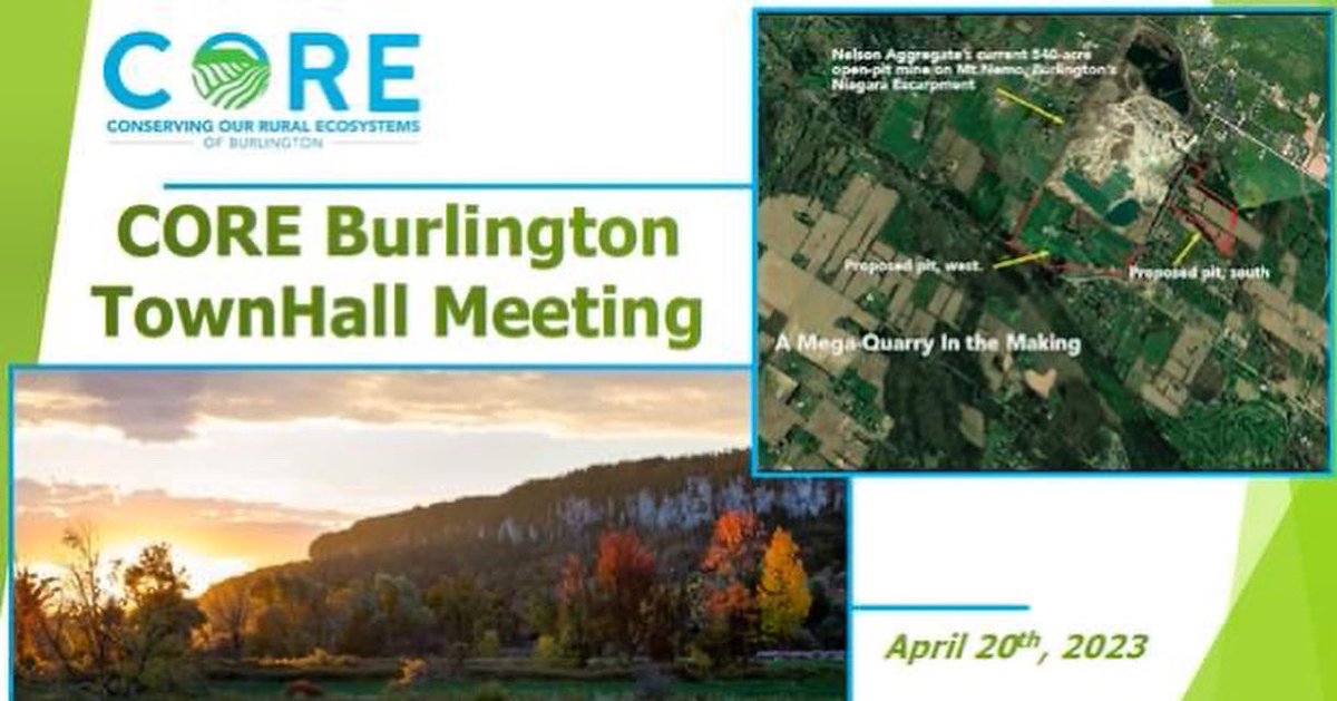 Conserving Our Rural Ecosystems of Burlington Inc. (@coreburlington) on Twitter photo TownHall Recap on ZOOM Happening May 9 at 7pm. You don’t want to miss this presentation.
Email us for the private link! coreburlington@gmail.com TownHall Recap on ZOOM Happening May 9 at 7pm. You don’t want to miss this presentation.
Email us for the private link! coreburlington@gmail.com