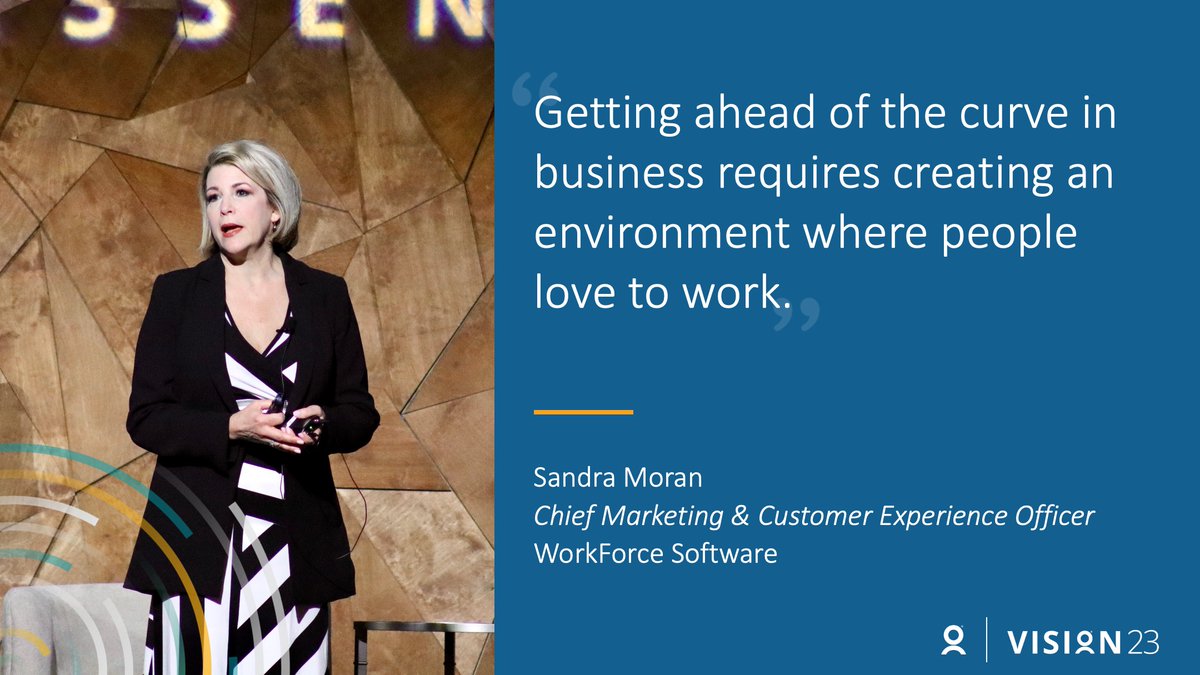 WorkForceSW's tweet image. Our own @SandraMoranCMO discussed the findings of our Global Workforce Experience Study at #WFSVISION23, highlighting the need for organizations to take action now to close the gap between what employees want and what employers deliver. #MakingWorkEasy