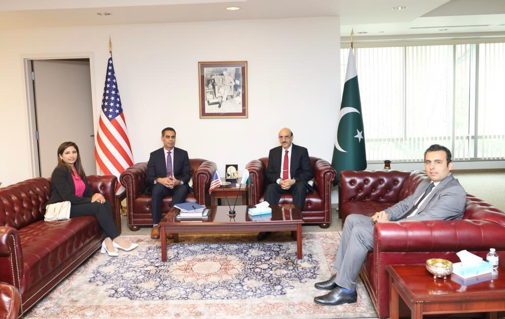 Received Dr. Abdulgafoor Bachani <a href="/abachani/">Ali Bachani</a>, International Health Director, Johns Hopkins University and Dr. Khadija MD <a href="/DrDijanoor/">Khadija Sami, M.D, M.P.H</a>. Discussed collaboration in public health sector between Johns Hopkins @JohnsHokinsSPH and its counterparts in Pakistan.