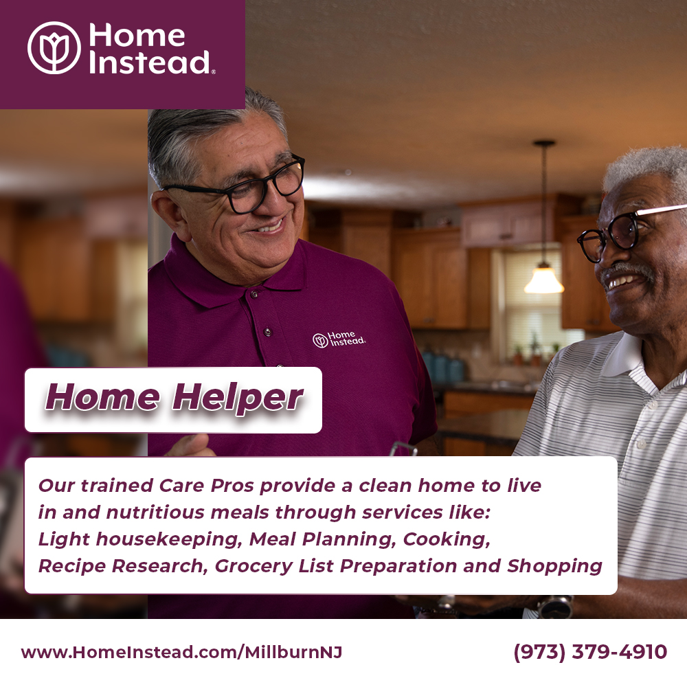 When you need in-home care services, look to Home Instead® to deliver the excellence and compassion you deserve.

Learn more about our services at HomeInstead.com/MillburnNJ or click our link in bio.

#homeinstead #agingadults #homecare #carepro #seniorcare#millburn #nj