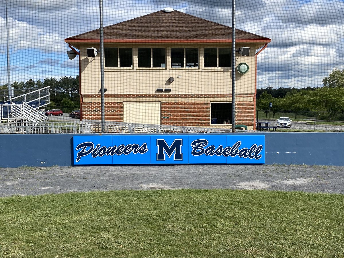 New backstop padding installed just in time for postseason play!!  <a href="/MHSPioneers/">Millbrook Pioneers Activities</a> <a href="/B_Burke16/">Brian Burke</a> <a href="/BigSigns_com/">BigSigns.com</a>