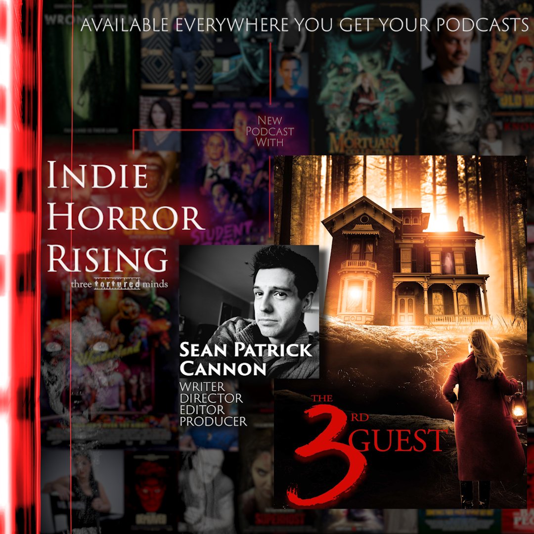 On Ep. 118, we talk with writer/director Sean Patrick Cannon about his new indie horror flick THE 3RD GUEST! Listen now on iTunes (goo.gl/ewBzLi), Spotify (spoti.fi/2Olh7zc), Stitcher (bit.ly/3kKLDia), Soundcloud (bit.ly/39nk1tA), or more!