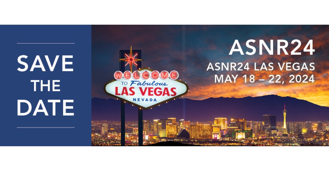 Save the date and join us for #ASNR24 in Las Vegas, NV, next May 18-22. Next year's theme is Celebrating Neuroradiologists in all aspects of practice, from advances in research to educational and practice innovations. ow.ly/BFoC50O0qPM #Neuroradiology #RadRes #MedEd