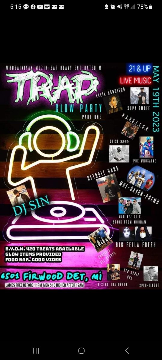pas_kross's tweet photo. Prolific All Stars performing May 19th https://t.co/zI1IO0SoBx