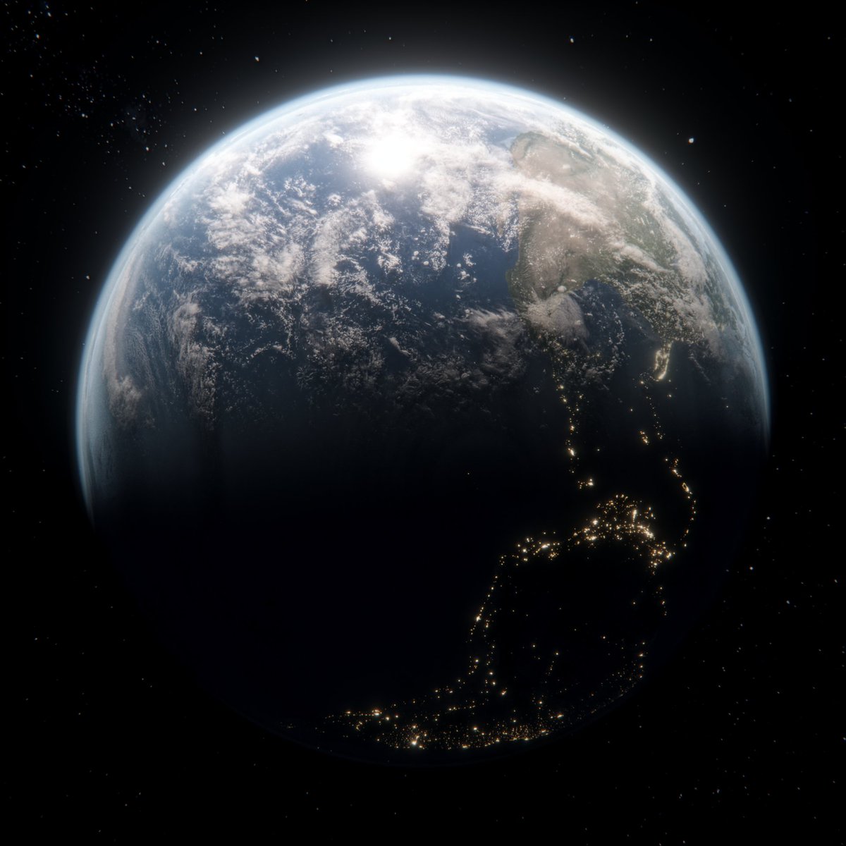 Some more rendering / compositing practice. #palebluedot 

#C4D #redshift #aftereffects #maxon #3D #earth #outerspace