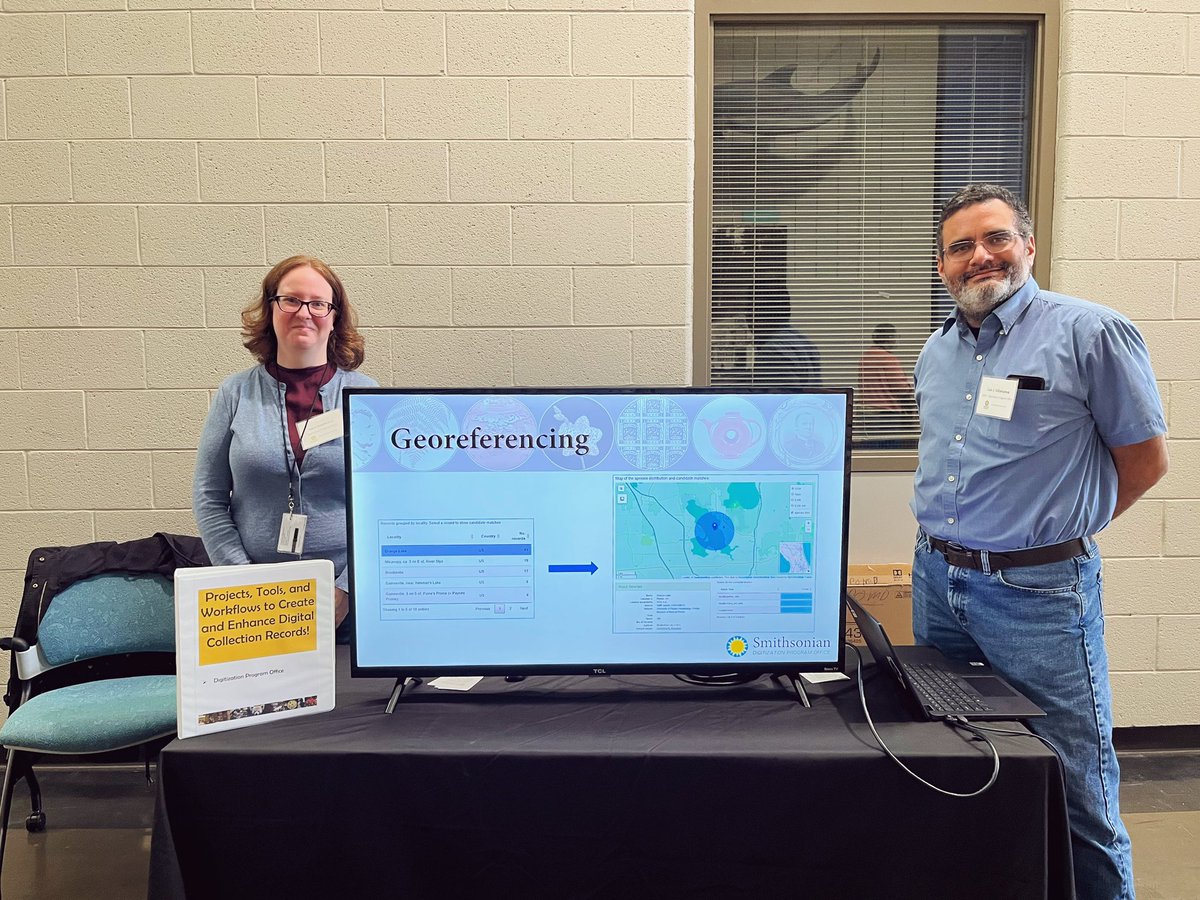 SI Collections Digitization (@sixdigi) on Twitter photo The <a href="/SmithsonianDPO/">SmithsonianDPO</a> #Informatics team showcased their digital record skills today at the NCP Collections Share Fair. #automation #digitaltools #digitization The <a href="/SmithsonianDPO/">SmithsonianDPO</a> #Informatics team showcased their digital record skills today at the NCP Collections Share Fair. #automation #digitaltools #digitization