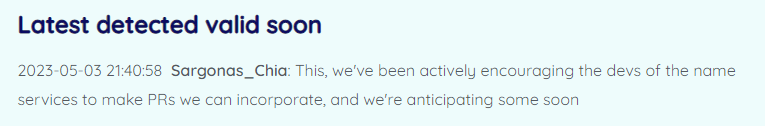 History has been written! Our bot just detected the first "soon" on Chia Network's new Discord server.

Start celebrating each "soon" with us by becoming eligible for receiving free #SMOON tokens! 
soonalytics.com/smoon/how-to-g…

$xch #Chia