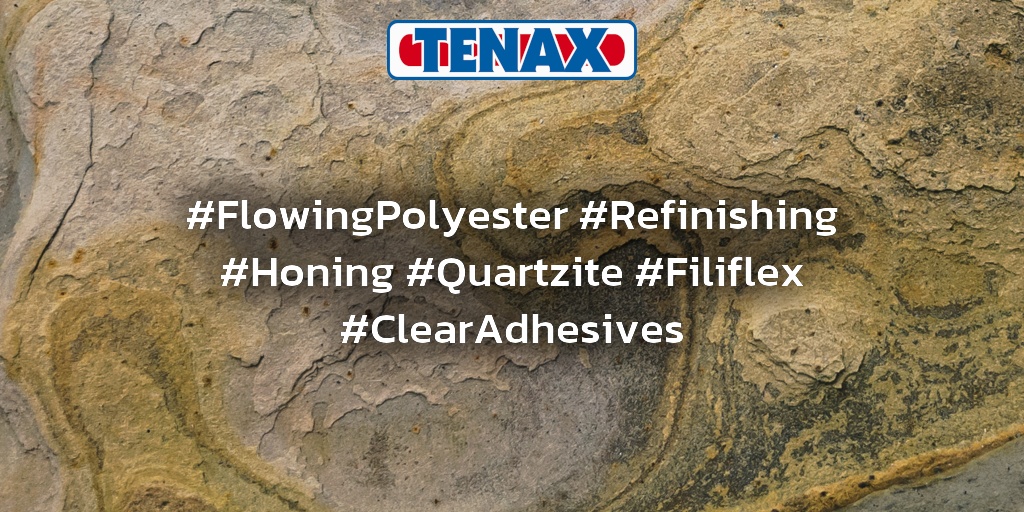 TenaxUSA's tweet image. #FlowingPolyester #Refinishing #Honing #Quartzite #Filiflex #ClearAdhesives