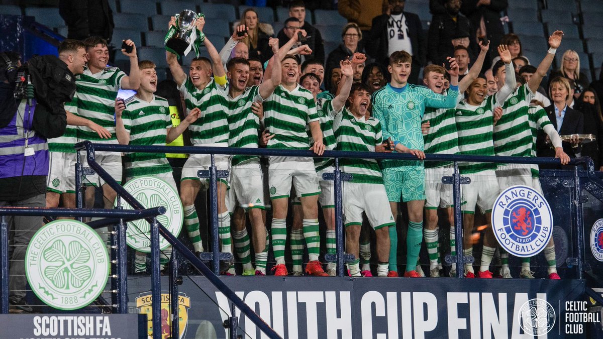 Congratulations to our former player Corey on lifting the #ScottishYouthCup with @CelticFCAcademy Very proud moment for everyone associated with the club. Well deserved keep working hard #development