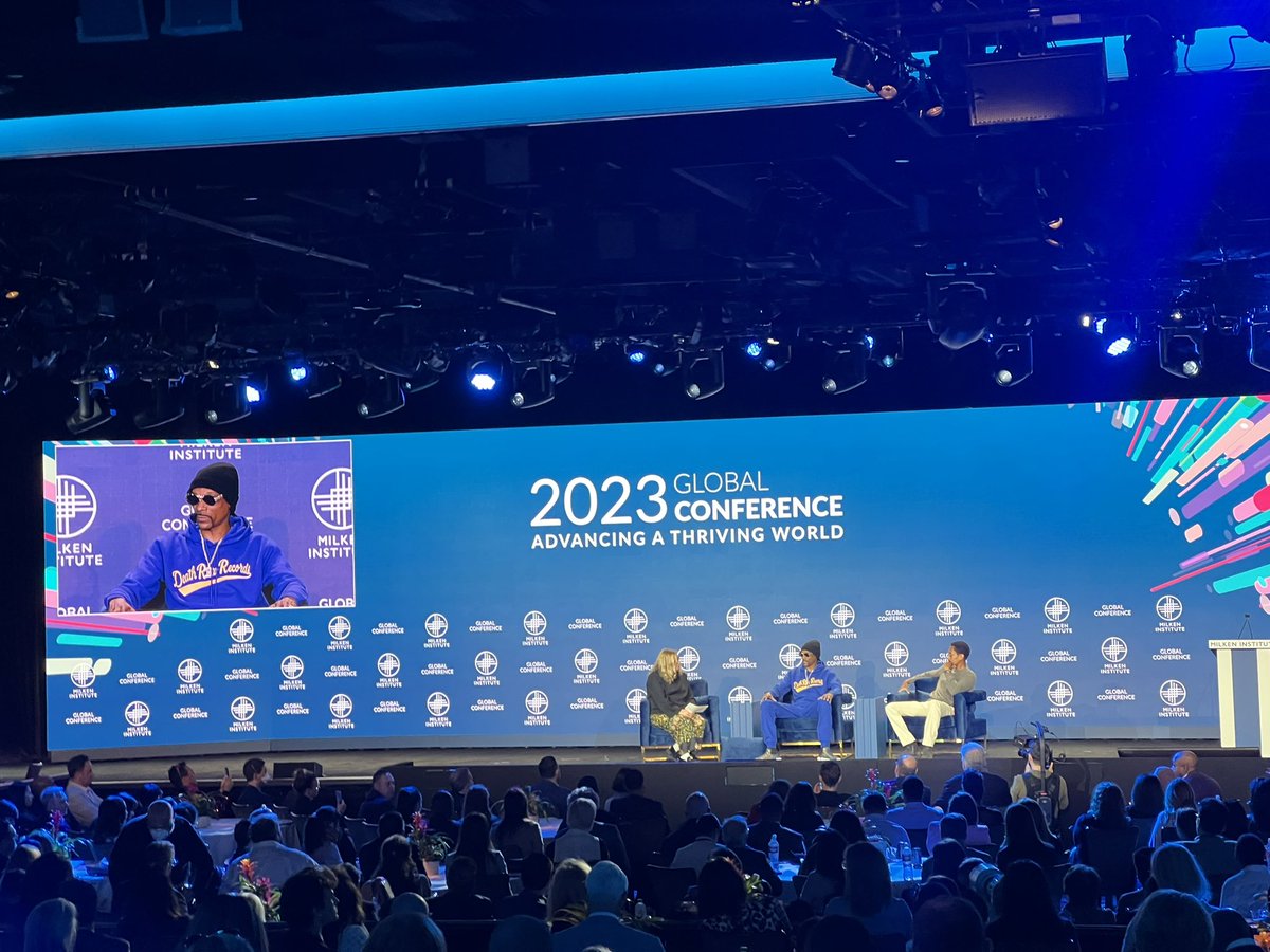 OmerEr's tweet photo. Not many conferences you can listen to the World Bank President; LA Lakers, Dodgers, Chelsea owner, and Spoog Dogg within an hour. #MIGlobal https://t.co/txvpzUOcD7
