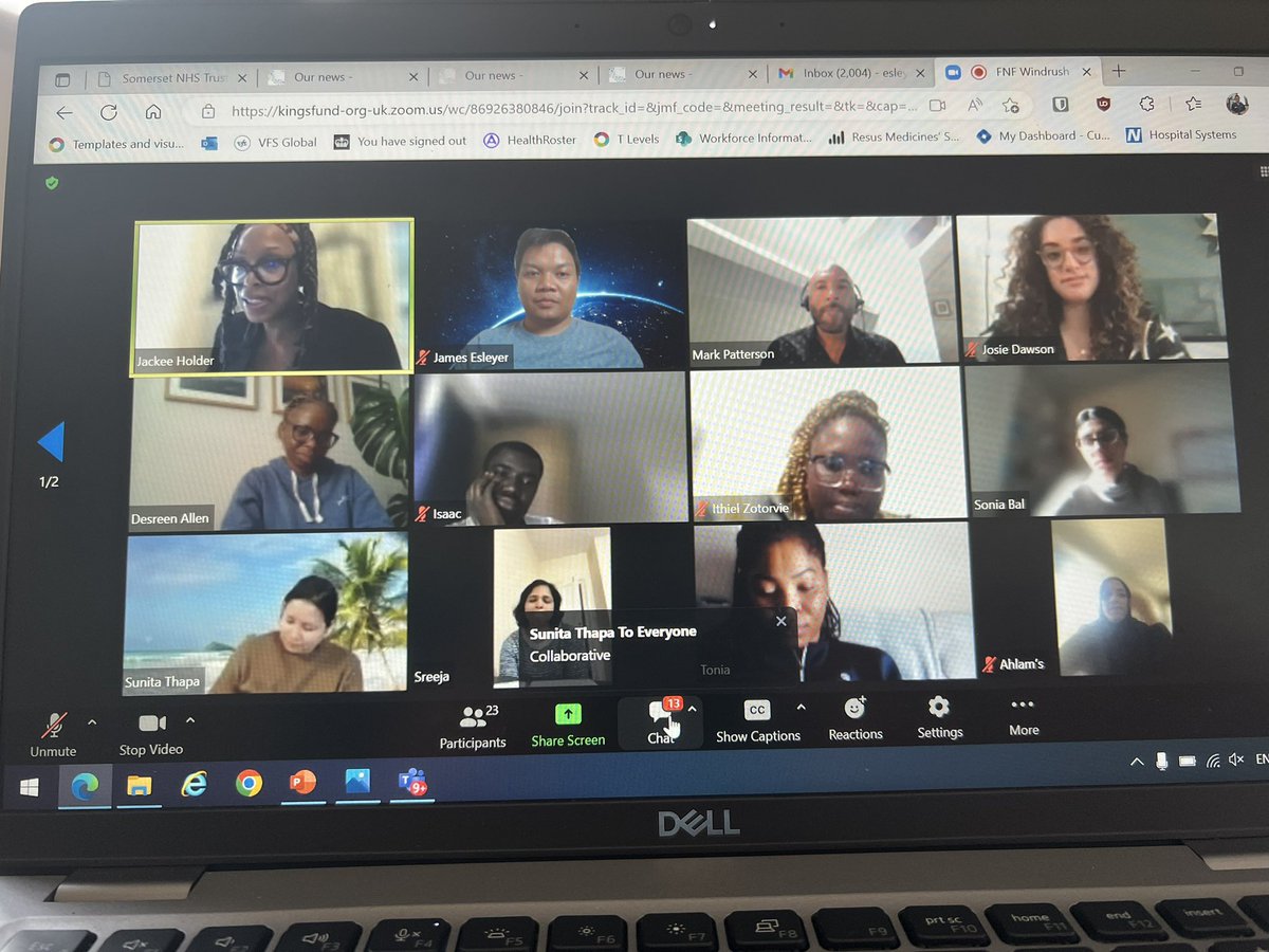 jamesmarthy01's tweet photo. Feeling empowered &energised after today session facilitated by @JackeeHolder &Mark Thank you @FNightingaleF for this opportunity, we were left w a lot of food for thought, looking forward to tomorrow.
#WindrushLeadershipProgramme @DahliaMoore247 @Ithiel_korkor37 @LucyBrownFNF https://t.co/oaXkzbVqLV