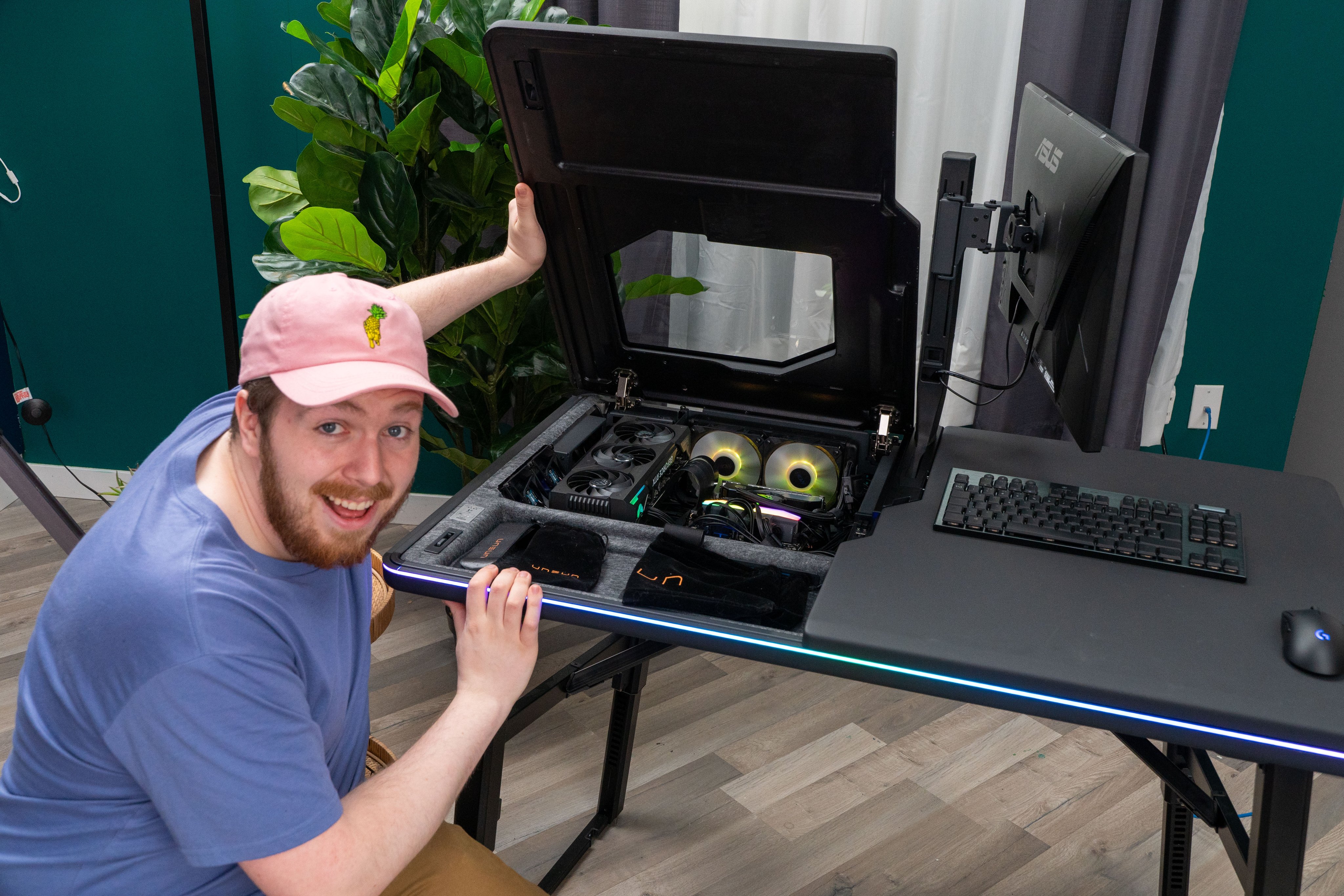 Portable pc sales desk