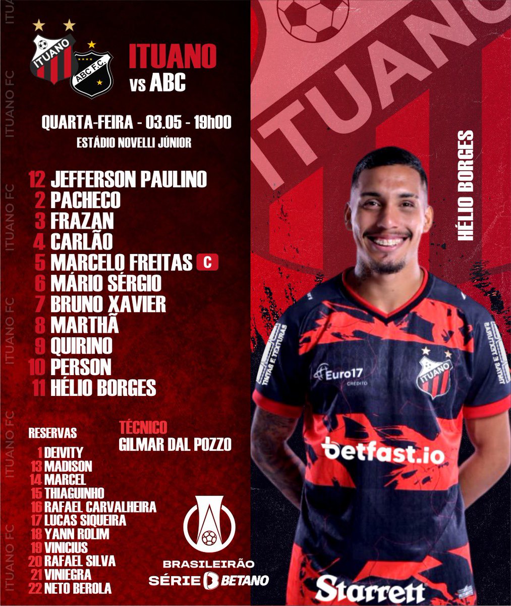 VAI GALINHO! 🐥🔴⚫️ 🆚: ITUANO X - Ituano Futebol Clube