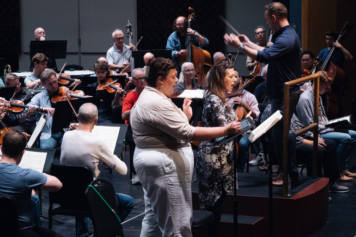 FlaOrchestra's tweet photo. Here is an inside look at Mendelssohn's Elijah being brought to life today in rehearsal!

Performances:
Fri, May 5 Straz Center 8pm
Sat, May 6 Mahaffey Theater 8pm
Sun, May 7 Ruth Eckerd Hall 7:30pm

tix: https://t.co/GI4E2BGJSZ https://t.co/sn9qDWgE7u