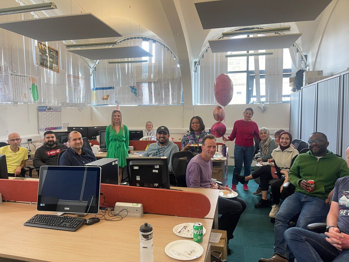 We celebrated a significant birthday for the #superwoman that is <a href="/AnaTotea/">Ana-Maria Totea</a>   
Thanks for inviting us over to eat cake 🎂. Keep being #amazing
<a href="/RandAbdulhusain/">Rand Abdulhussain</a> <a href="/HajaHMS/">Haja</a> <a href="/krishpatel98/">Krish</a>