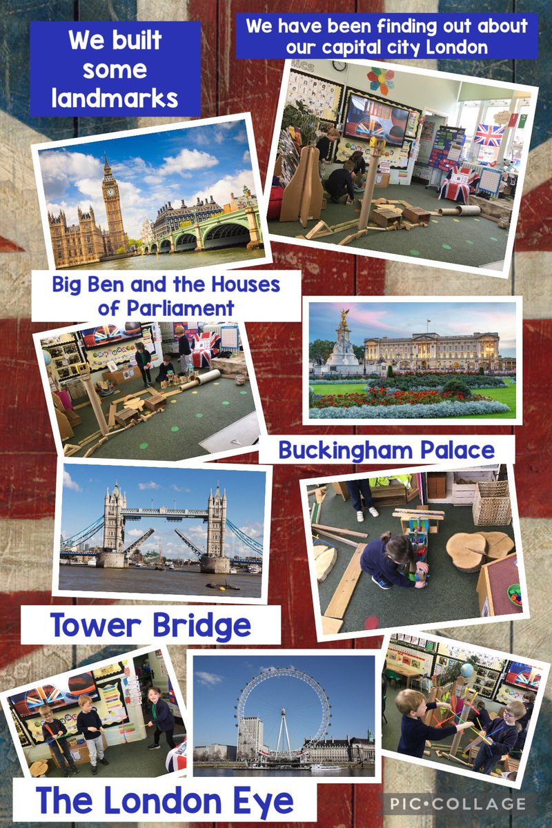 We have been finding out about London and the Coronation.  Today some children built some famous landmarks.