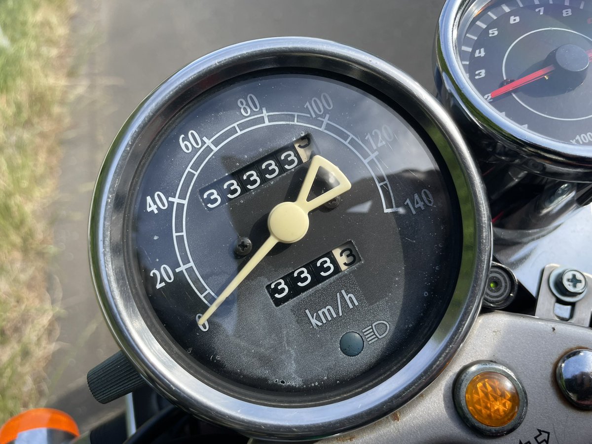 Volty_0025's tweet photo. 33333.3km達成！ https://t.co/V6BIpNJI21