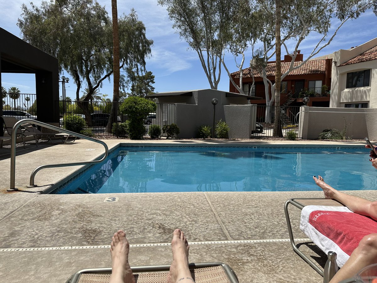 Left work really early…day drinking by the pool it is!!