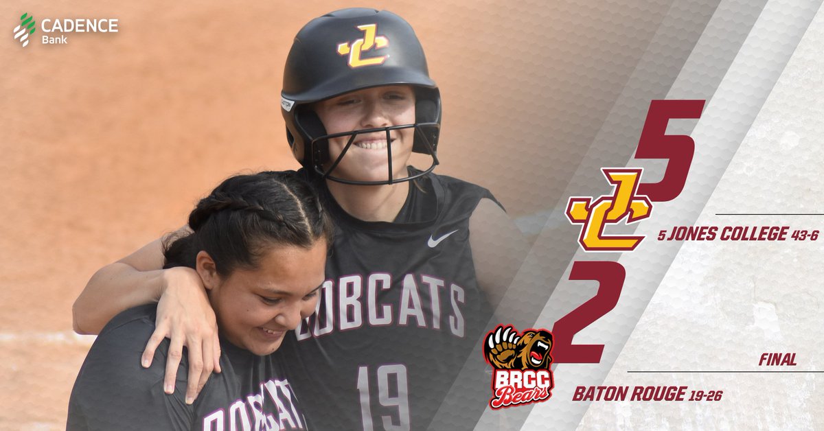 JC_Bobcats's tweet photo. Kat Smith goes yard twice to lift Jones to its 22nd straight win. Up next: NJCAA Region 23 Tournament May 9-14 in Ellisville. https://t.co/Rk0gEyEuLH